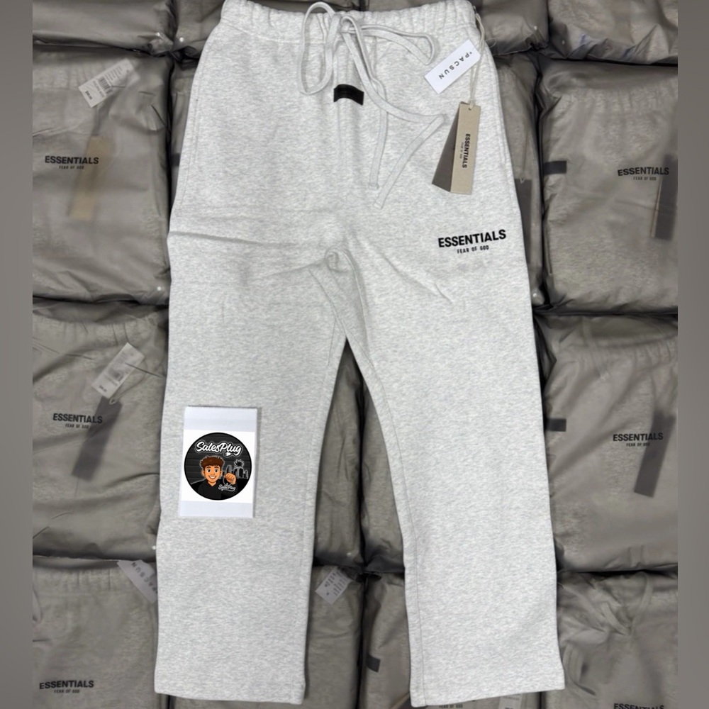 Essentials Light Gray Sweatpants Joggers